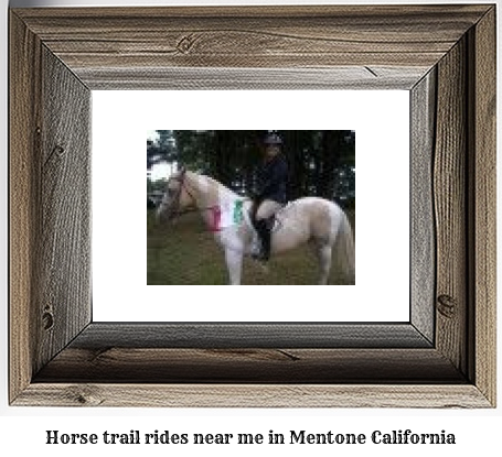 horse trail rides near me in Mentone, California